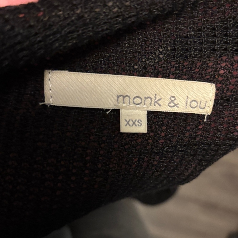 Monk & Lou Elegant Black Women's Sweater - Picture 7 of 8
